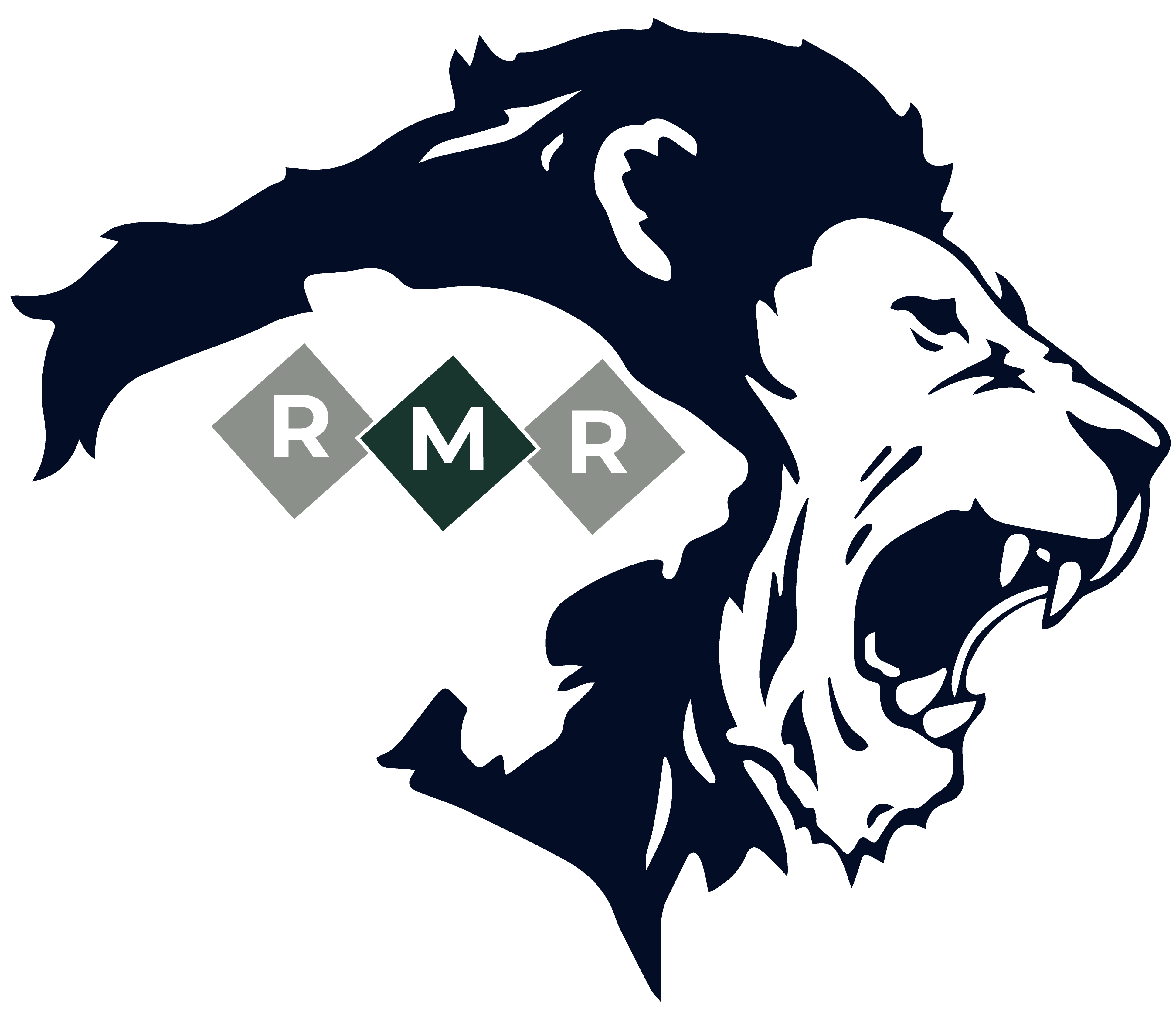 Logo for RM Recruitment: A sleek and modern design featuring the initials "RMR" in bold, black letters on a white background.